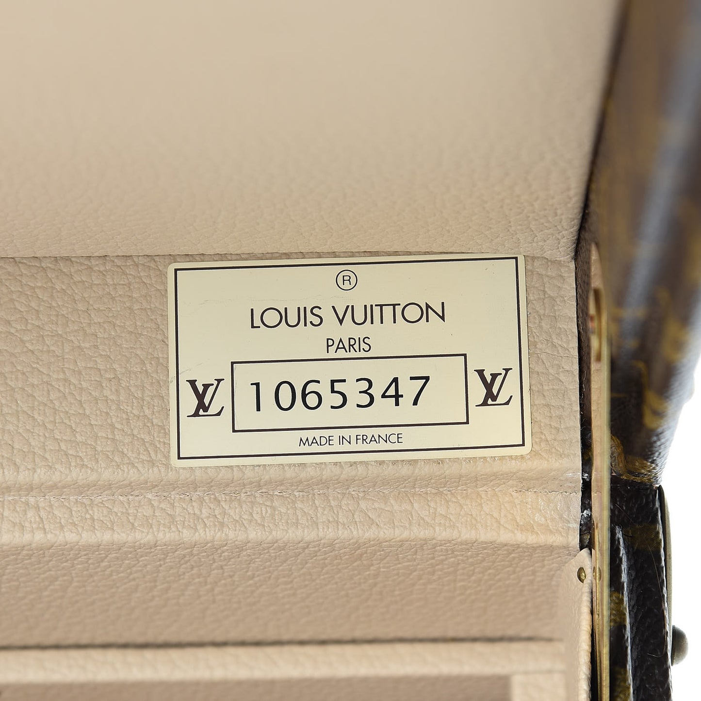 Monogram Boite Flacons Beauty Train Trunk Case