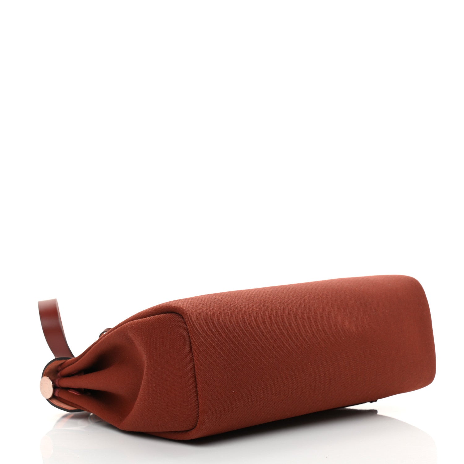Hermes Vache Hunter Toile Herbag Zip 31 PM Rouge H 5 of 15