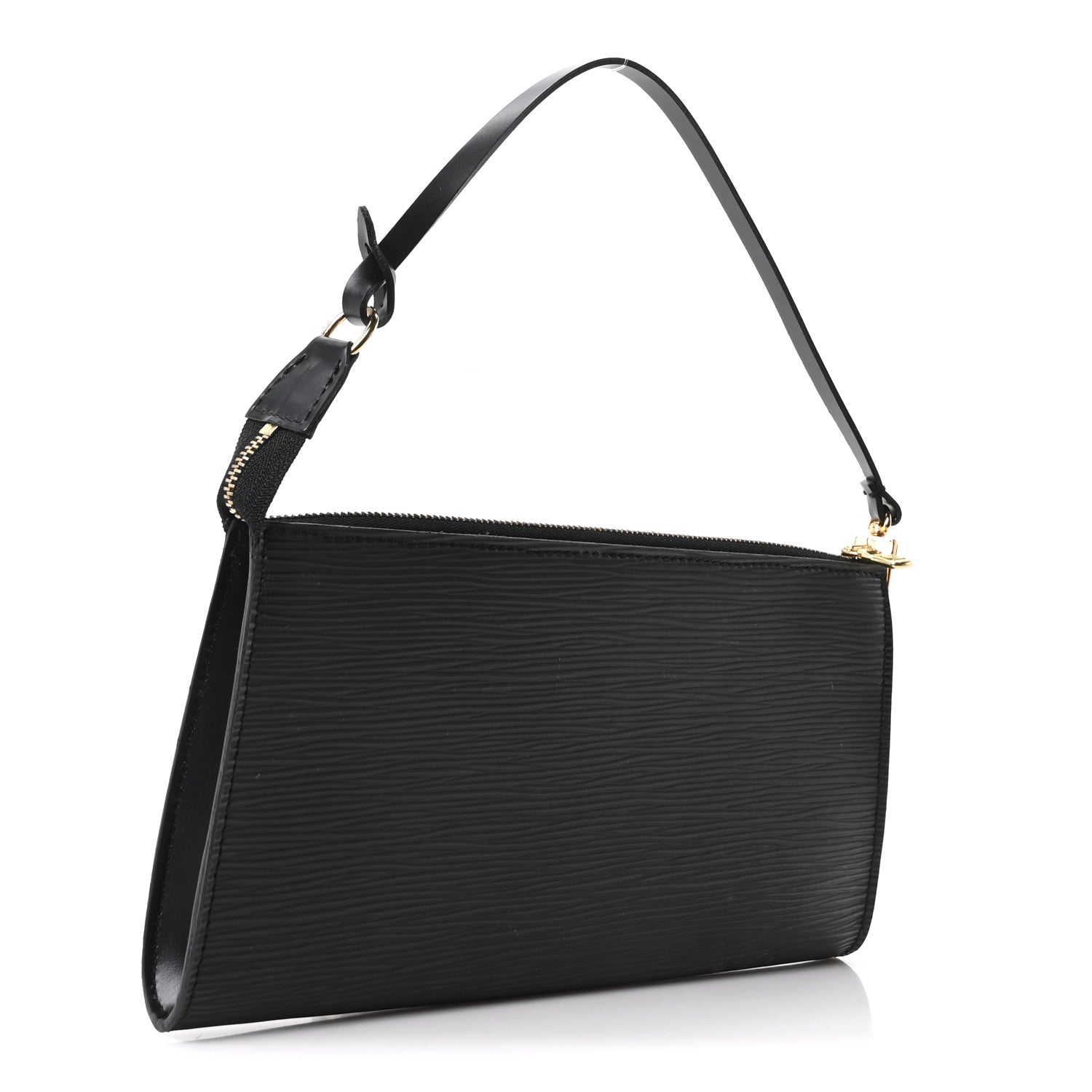 Louis Vuitton Epi Pochette Accessories 24 Black 3 of 9