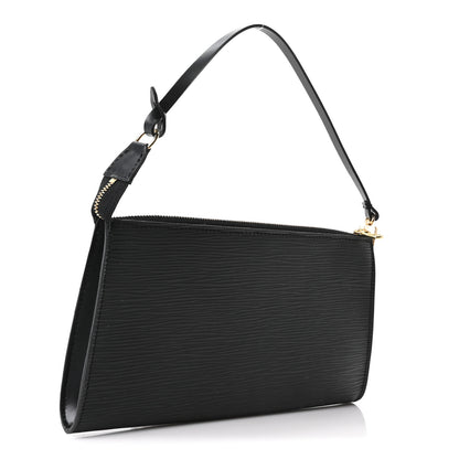 Louis Vuitton Epi Pochette Accessories 24 Black 3 of 9