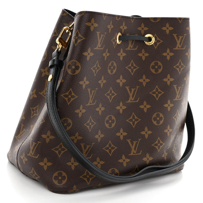 Louis Vuitton Monogram Neonoe MM Black 3 of 9