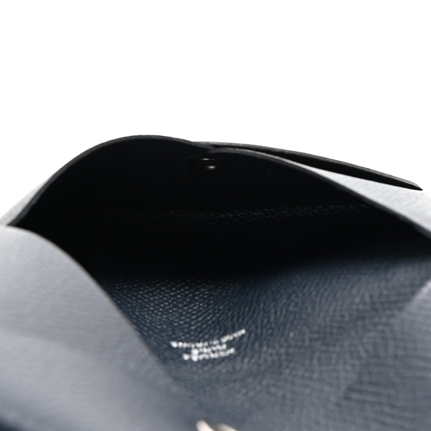 Hermes Epsom Calvi Card Case Bleu Nuit 6 of 8