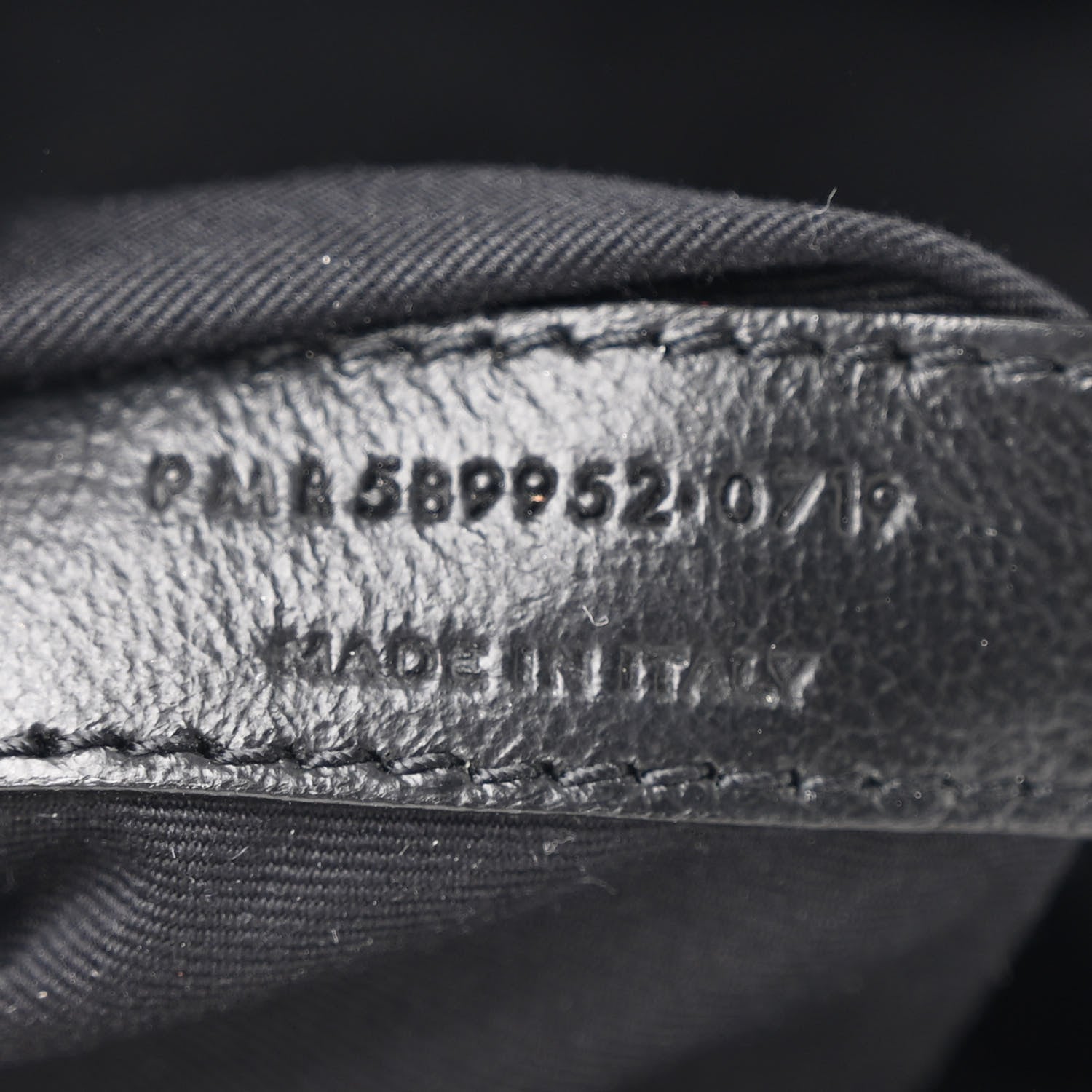 Saint Laurent Crinkled Calfskin Matelasse Monogram Niki Body Bag Black 7 of 10