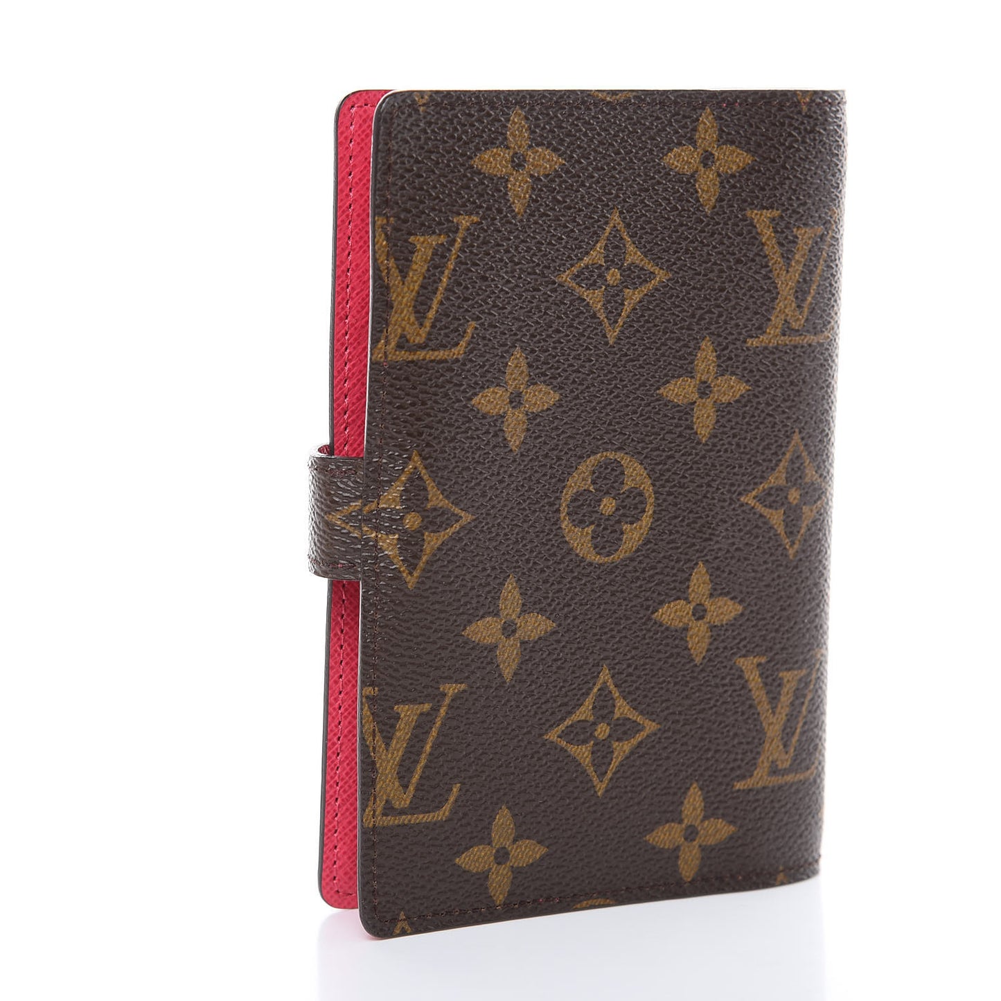 Monogram My LV Heritage Small Ring Agenda Cover Rouge Blue Clair
