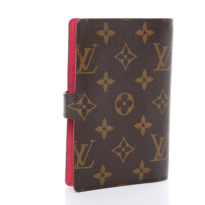 Louis Vuitton Monogram My LV Heritage Small Ring Agenda Cover Rouge Blue Clair 3 of 7