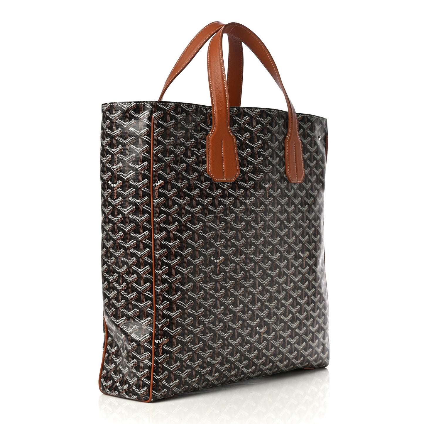 Goyardine Voltaire III Tote Black Gold