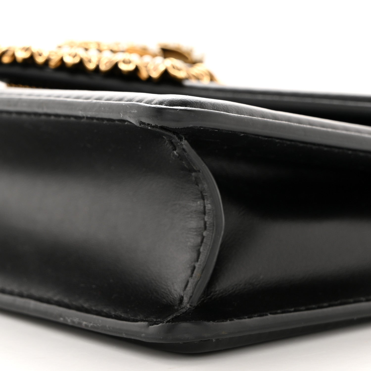 Dolce & Gabbana Smooth Calfskin Small Devotion Envelope Top Handle Bag Black 9 of 9