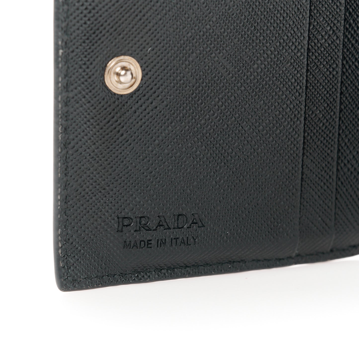 Saffiano Small Compact Wallet Black