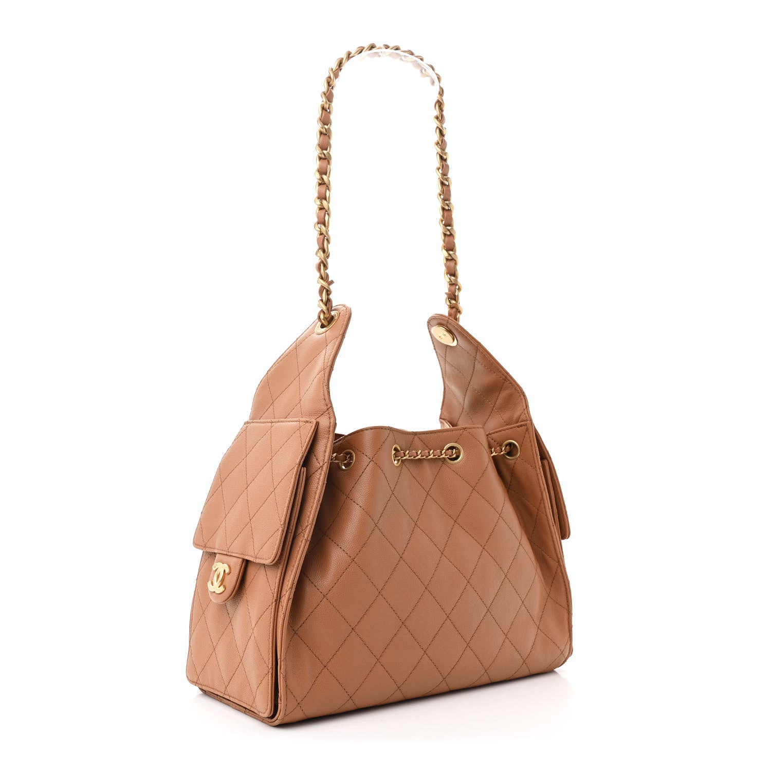 Chanel Caviar Quilted Small Chanel 25 Handbag Brown 2 of 11