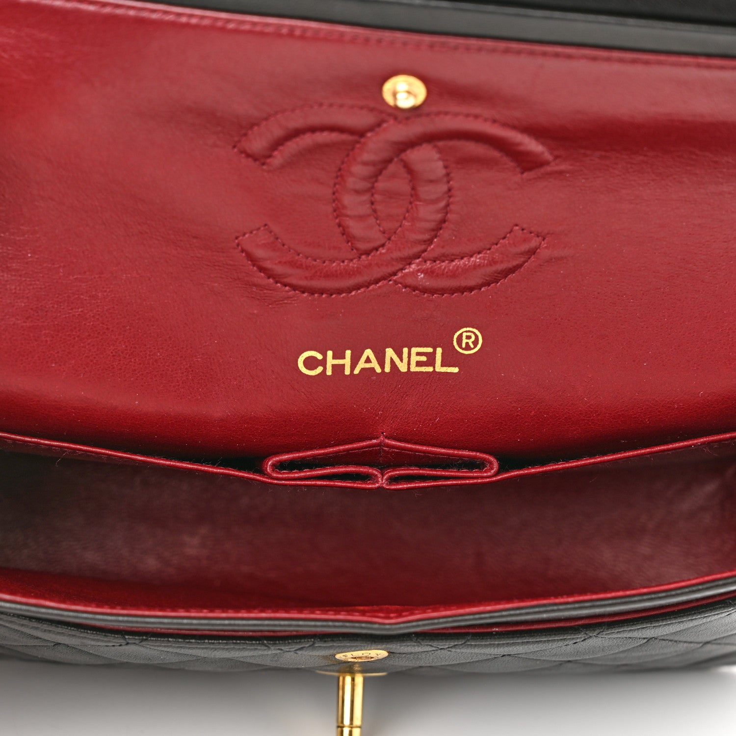 Chanel Lambskin Quilted Small Double Flap Black 5 of 11