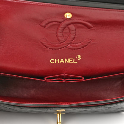 Chanel Lambskin Quilted Small Double Flap Black 5 of 11