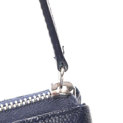 Chanel Caviar Quilted Small Pouch Navy 9 of 10