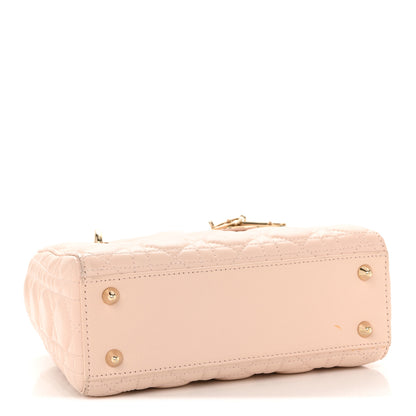 Christian Dior Lambskin Cannage Small Lucky Badges My Lady Dior Light Pink 4 of 15