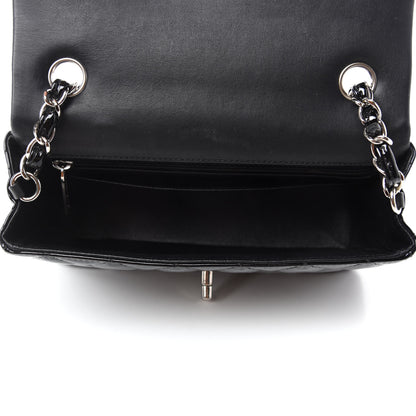 Chanel Patent Calfskin Quilted Mini Rectangular Flap Black 5 of 14