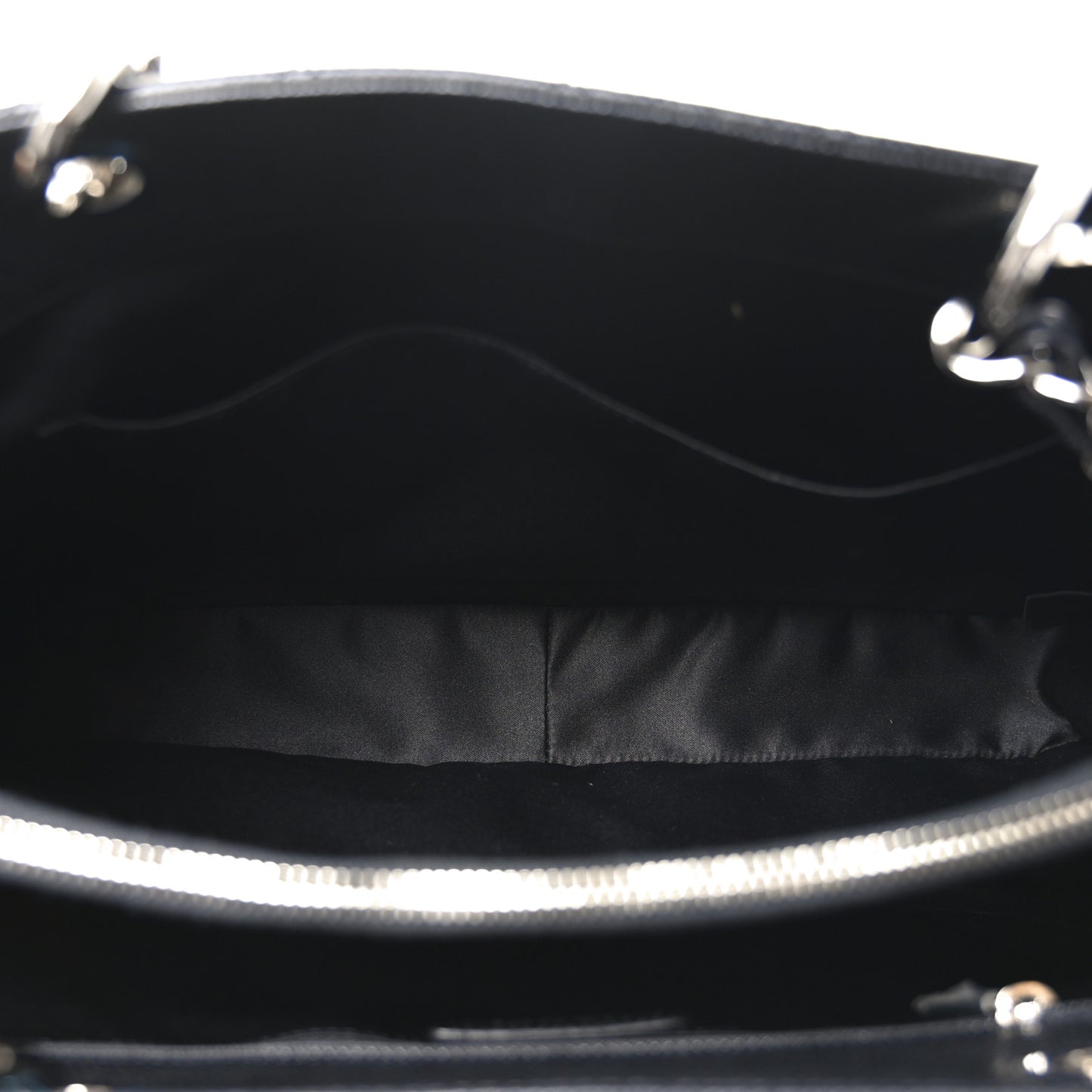 Caviar Quilted Grand Shopping Tote GST Black