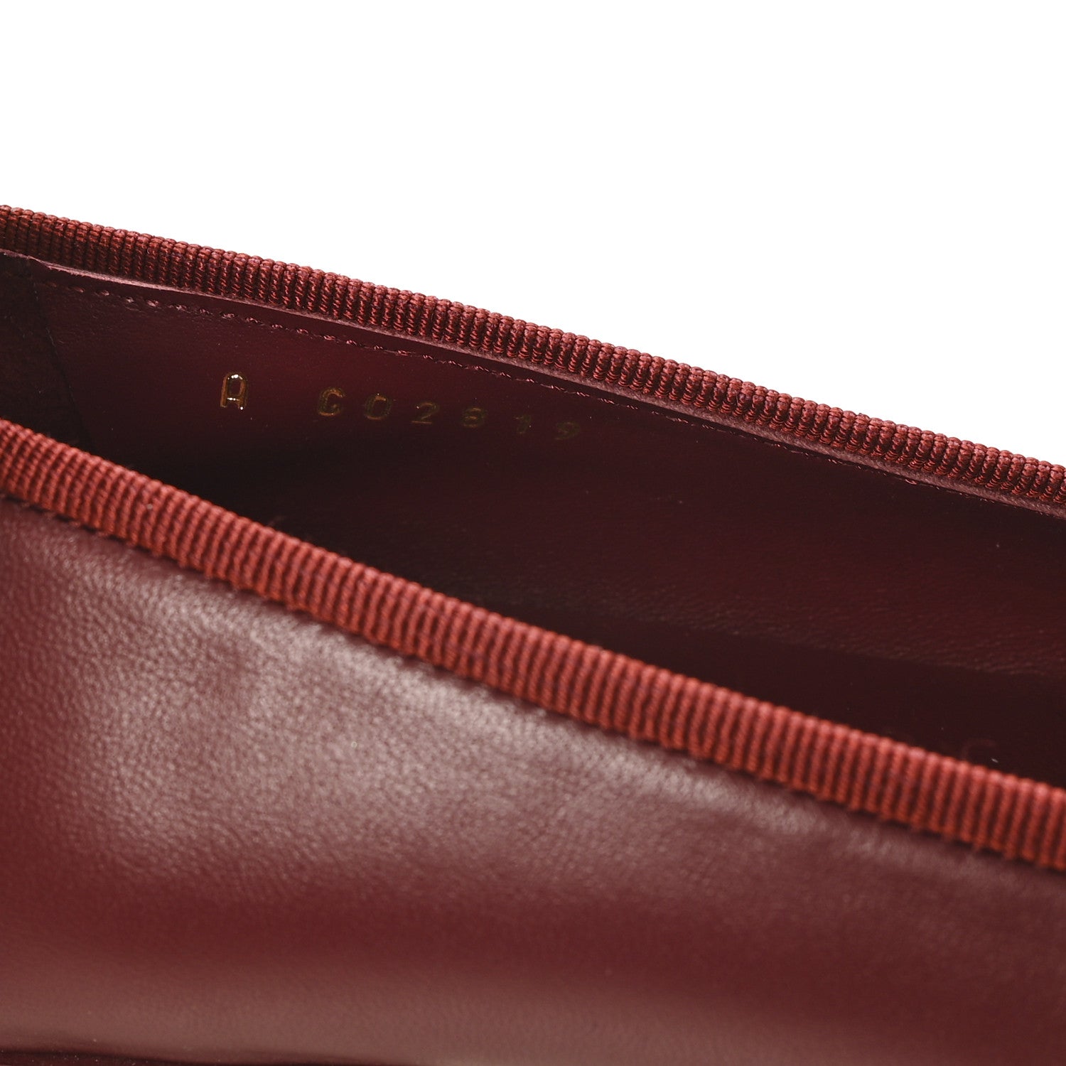 Chanel Lambskin Cap Toe CC Ballerina Flats 37 Burgundy Pink 9 of 10