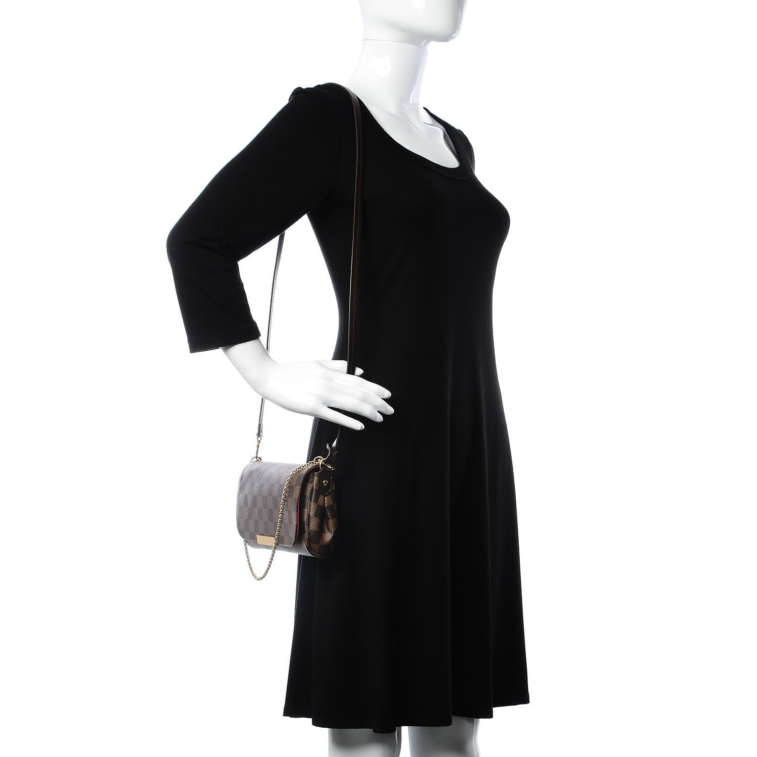 Louis Vuitton Damier Ebene Favorite PM 2 of 9