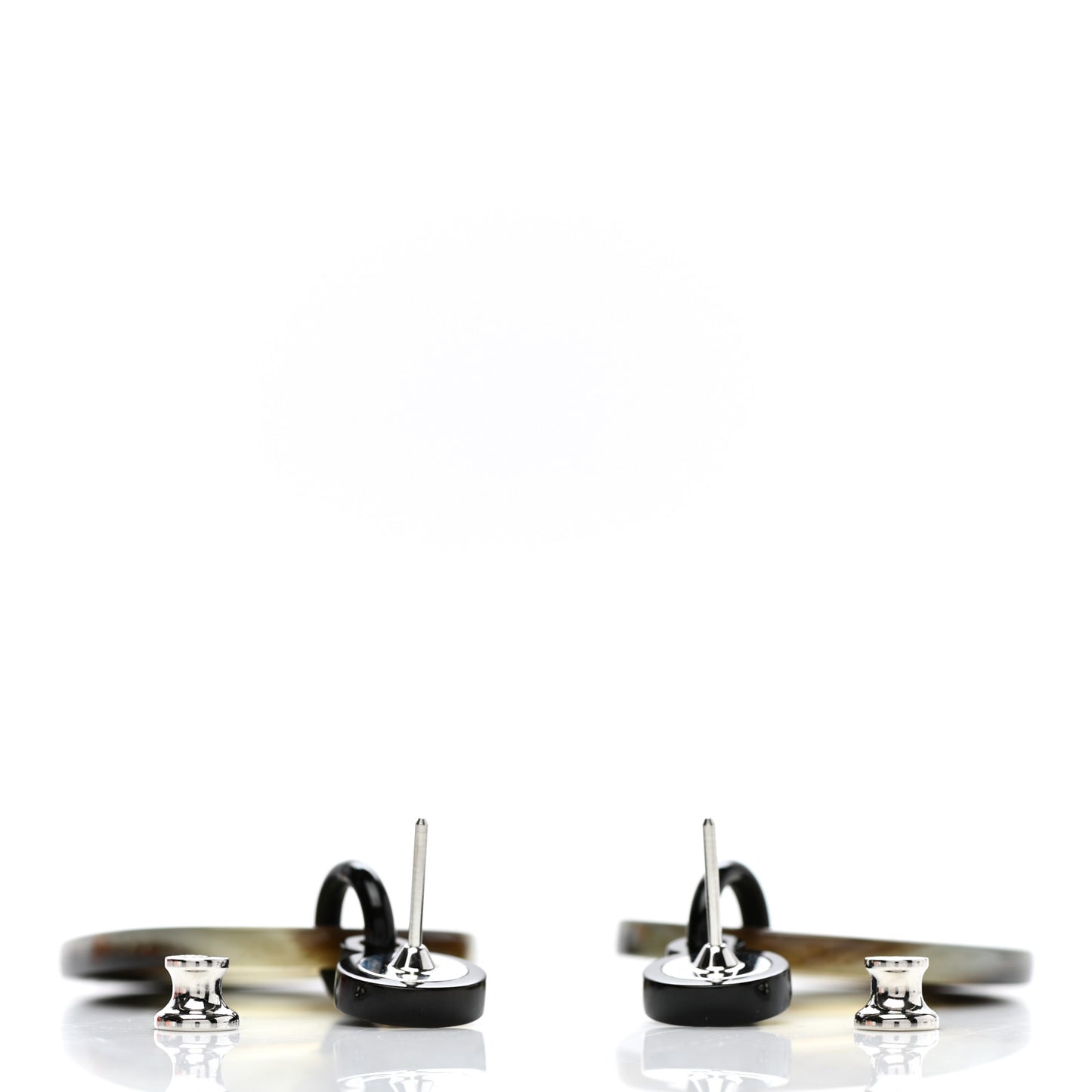 Buffalo Horn Fidelio Virage Earrings Ivoire