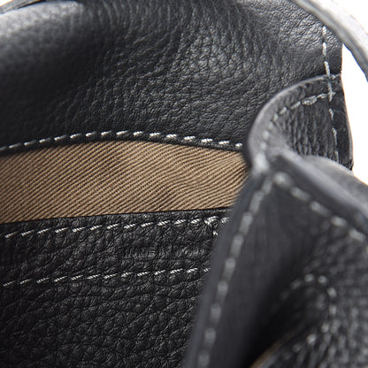 Chloe Calfskin Mini Marcie Round Crossbody Bag Black 6 of 10