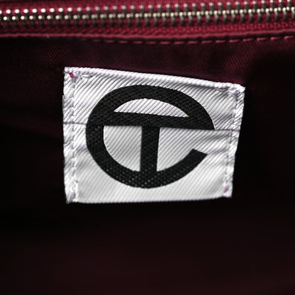 Telfar Vegan Leather Medium Shopping Bag Oxblood 6 of 9