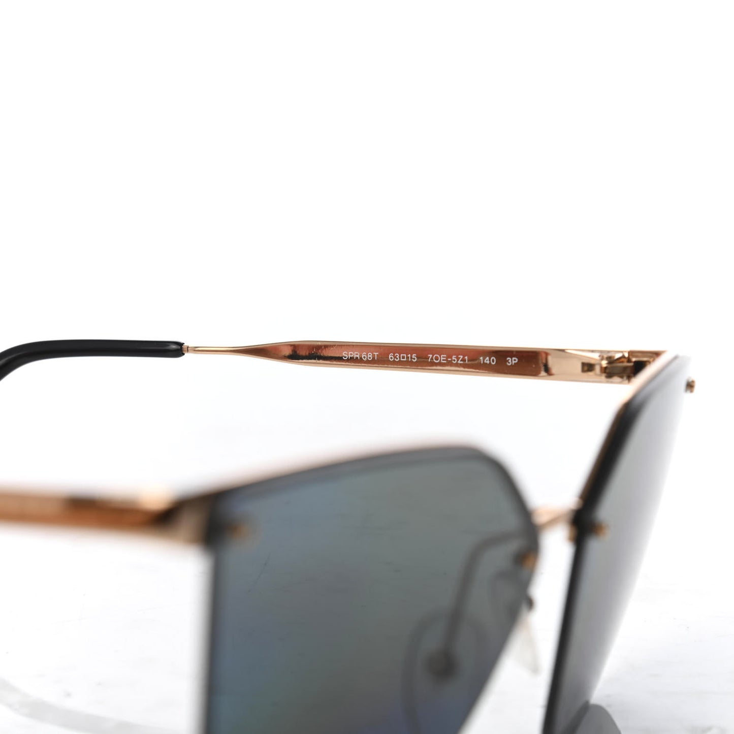 Polarized Cat Eye Sunglasses SPR 68T Black