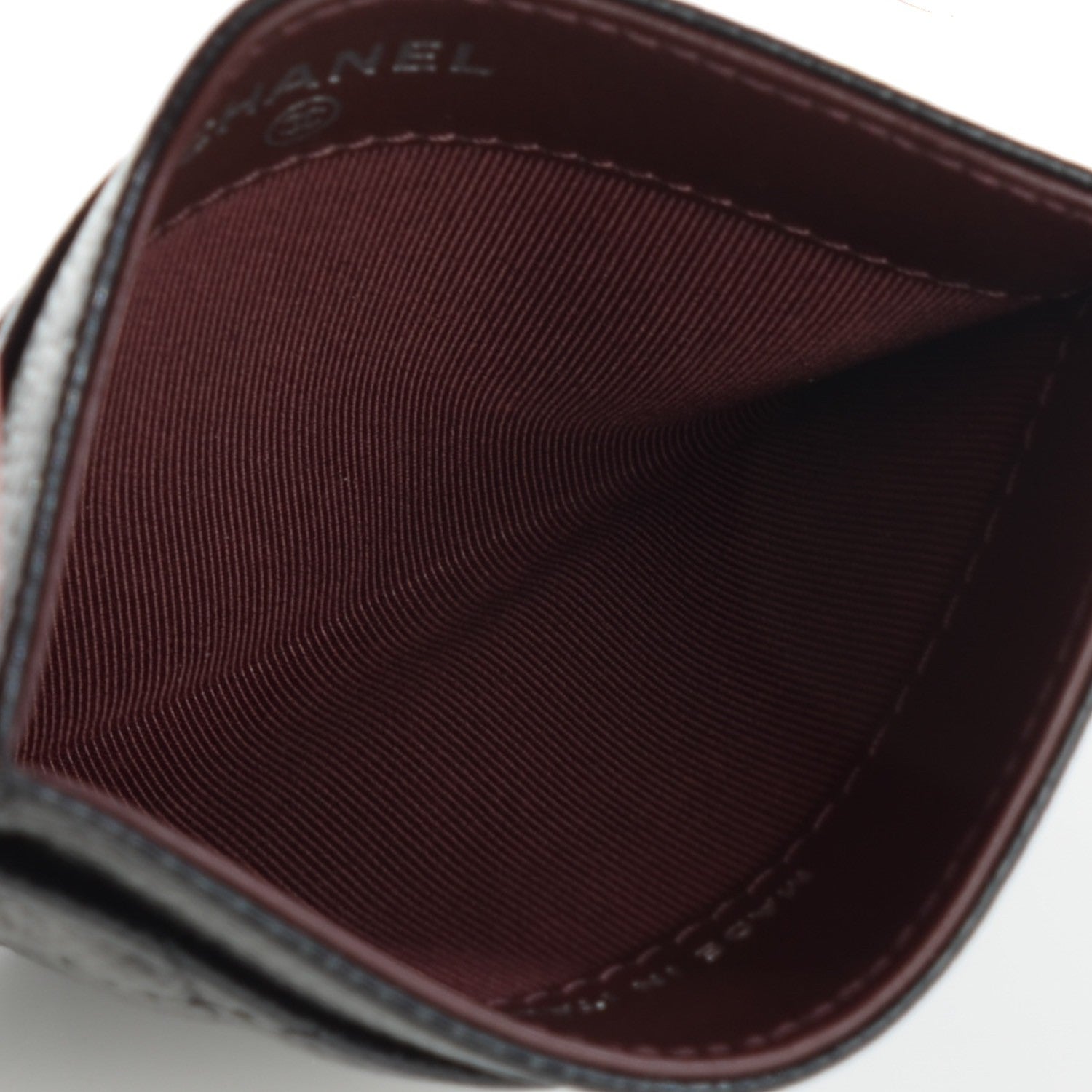 Chanel Caviar Quilted Card Holder Black 8 of 8