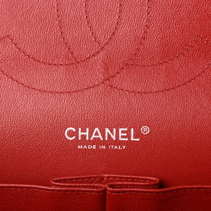Chanel Caviar Quilted Jumbo Double Flap Red 8 of 10
