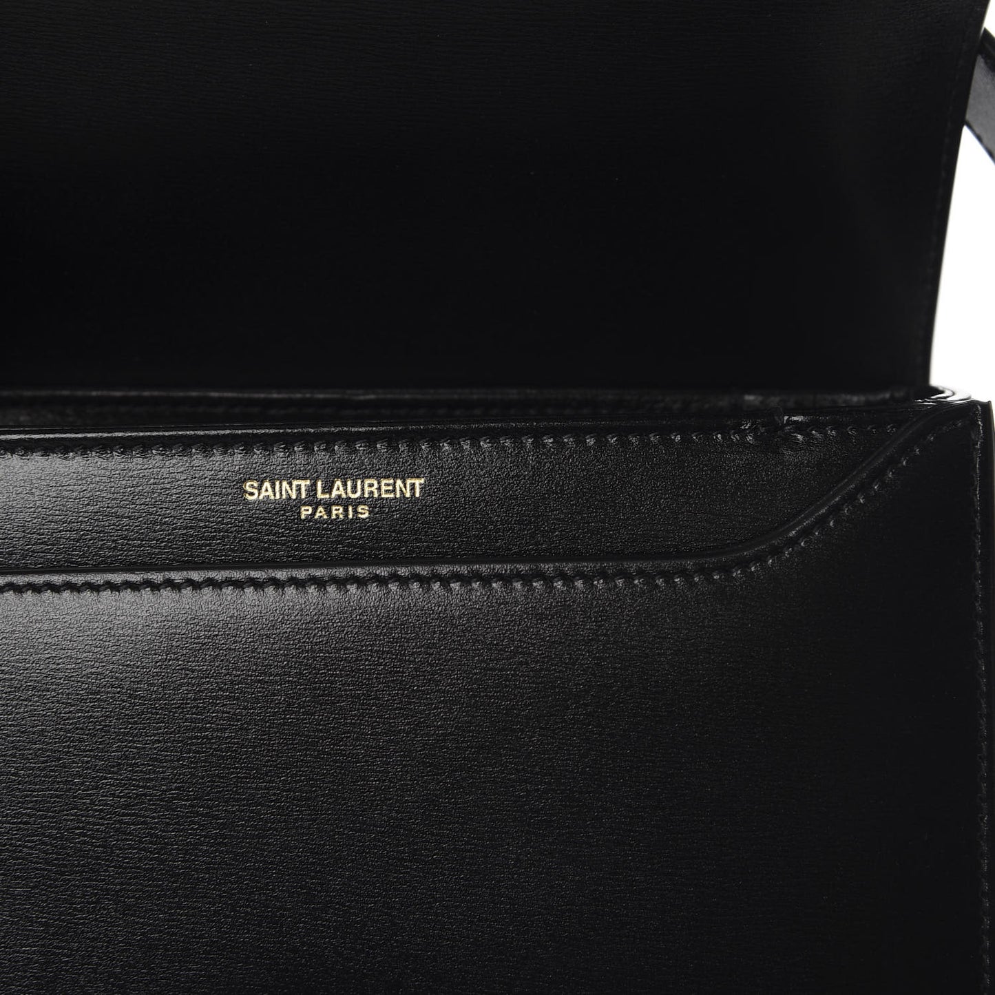 Calfskin Le 61 Shoulder Bag Black