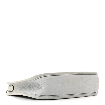 Hermes Taurillon Clemence Amazone Evelyne TPM Bleu Pale Indigo 4 of 17