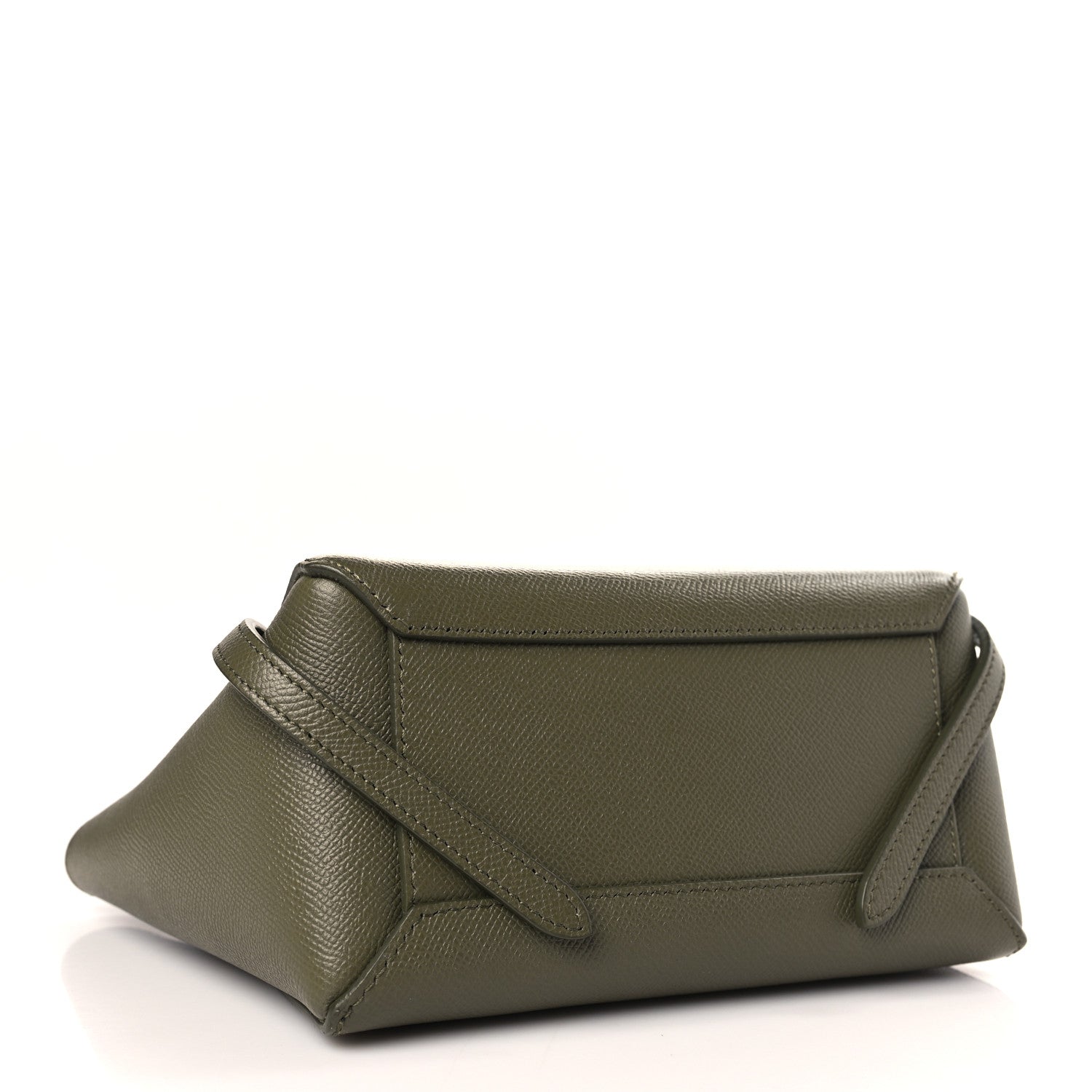 Celine Grained Calfskin Nano Belt Bag Army Green 4 of 9