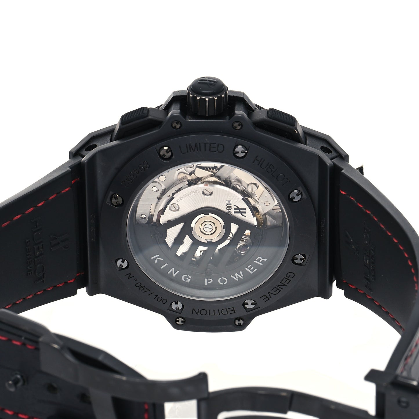 Ceramic Alligator 48mm Big Bang King Power Limited Edition "Congo" Automatic Watch Red 710.CI.1190.NR.CG011