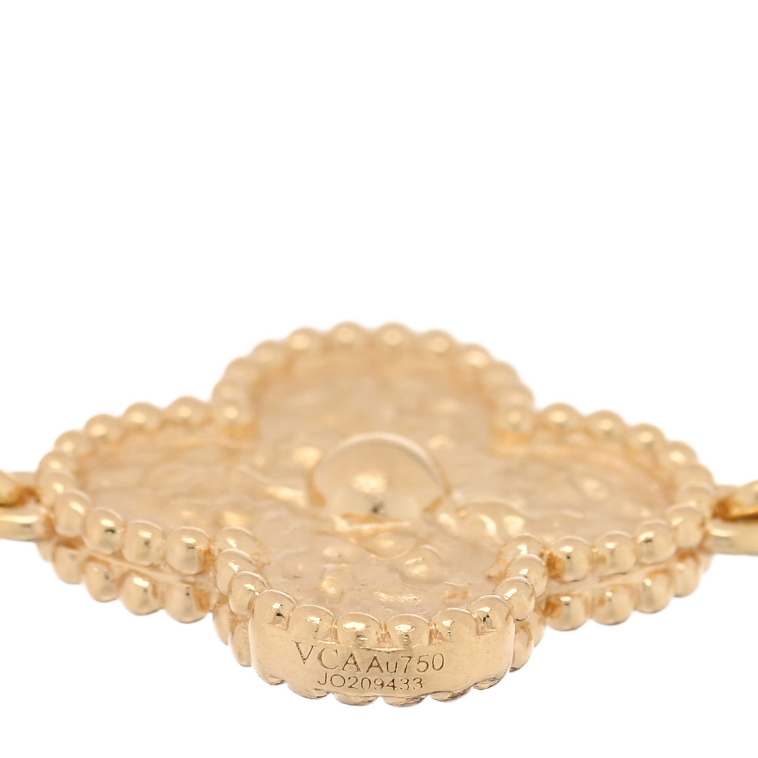 Van Cleef & Arpels 18K Yellow Gold 5 Motifs Vintage Alhambra Bracelet 3 of 4