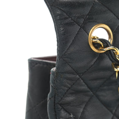Chanel Lambskin Quilted Small Single Flap Black 10 of 20