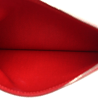 Hermes Toile H Berline Vache Hunter Herbag Zip PM 31 Rouge Piment Ecru 7 of 11