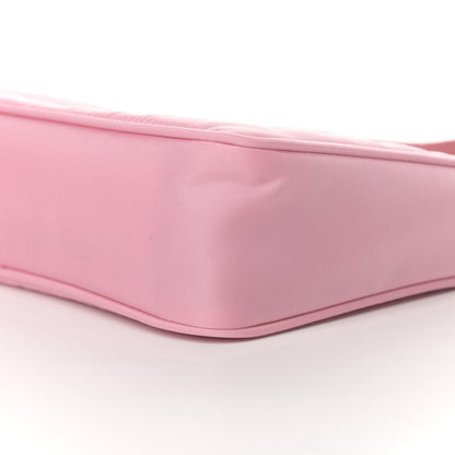 Prada Tessuto Nylon Saffiano Mini Re-Edition 2000 Bag Rosa 11 of 12