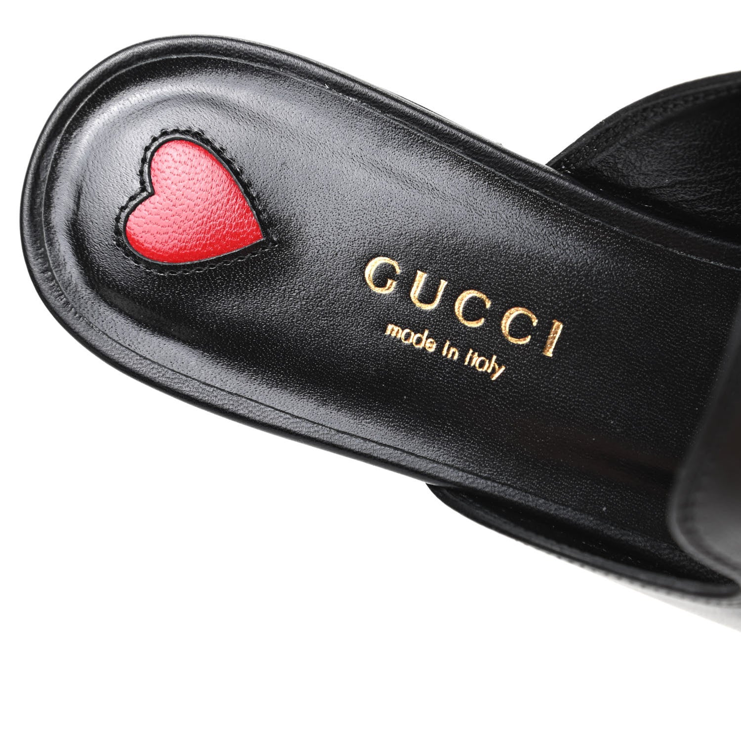 Gucci Malaga Kid Horsebit Slide Sandals 36 Black 6 of 8