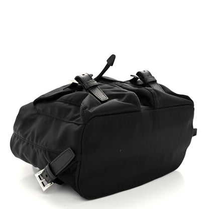 Prada Tessuto Nylon Saffiano Small Backpack Black 4 of 8