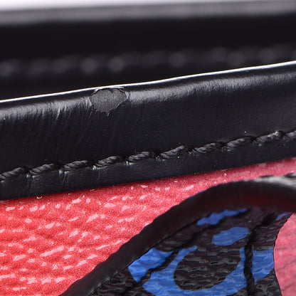 Louis Vuitton Damier Race Neverfull MM Noir Rouge 11 of 13