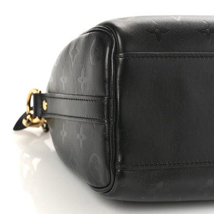 Louis Vuitton Monogram Ink Speedy BB Black 5 of 8
