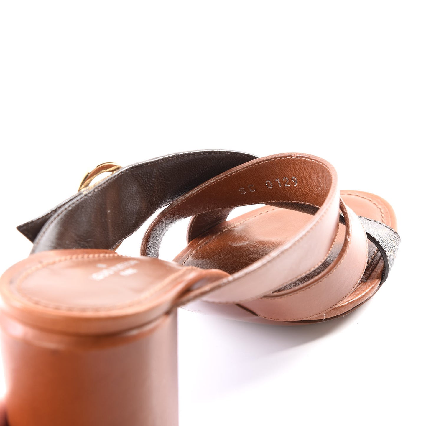 Monogram Horizon Mules 40 Cognac Brown