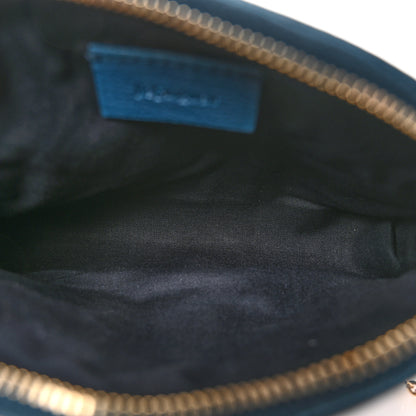 Saint Laurent Calfskin Chain Muse Pouch Turquoise 5 of 11