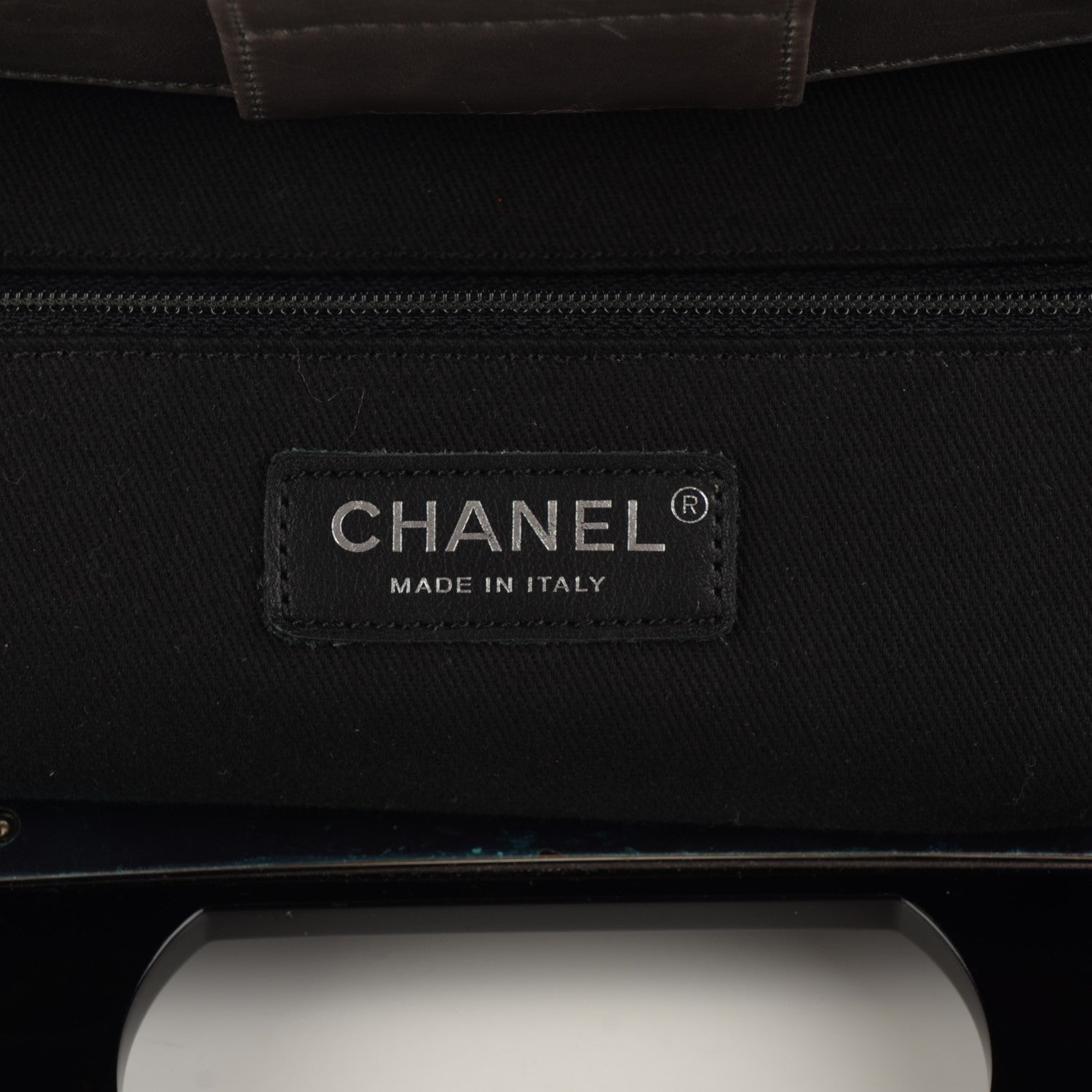 Chanel Glazed Calfskin Quilted Large CC Delivery Tote Grey 6 of 7