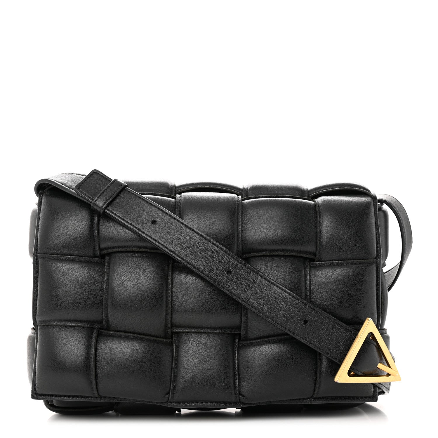 Bottega Veneta Nappa Maxi Intreccio Padded Cassette Crossbody Bag Black 1 of 16