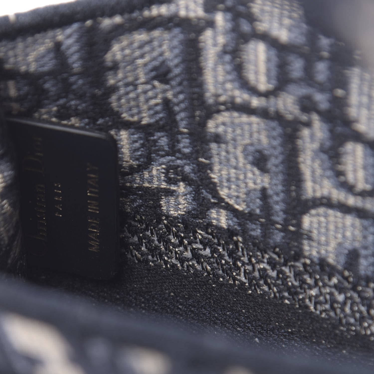 Christian Dior Oblique Mini Book Tote Blue Multicolor 6 of 10