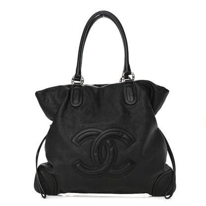 Chanel Calfskin CC Shoulder Bag Black 1 of 12