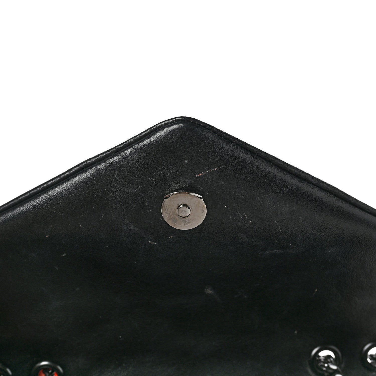Saint Laurent Calfskin Y Quilted Monogram Monochrome Small Loulou Chain Satchel Black 10 of 14