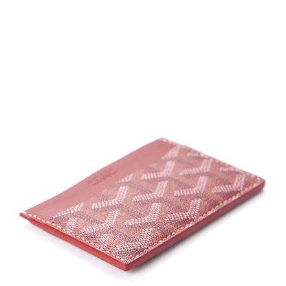 Goyard Goyardine Saint Sulpice Card Holder Red 4 of 7