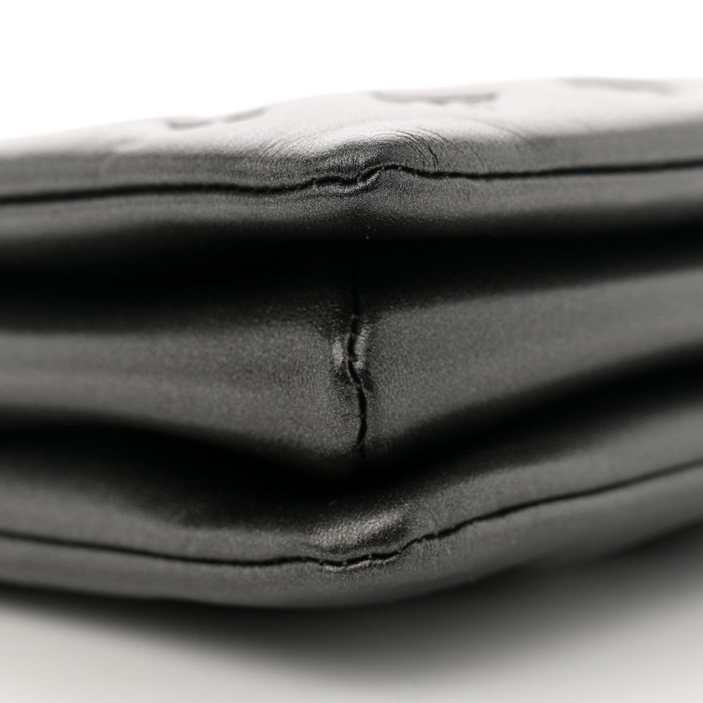Lambskin Embossed Monogram Coussin PM Anthracite