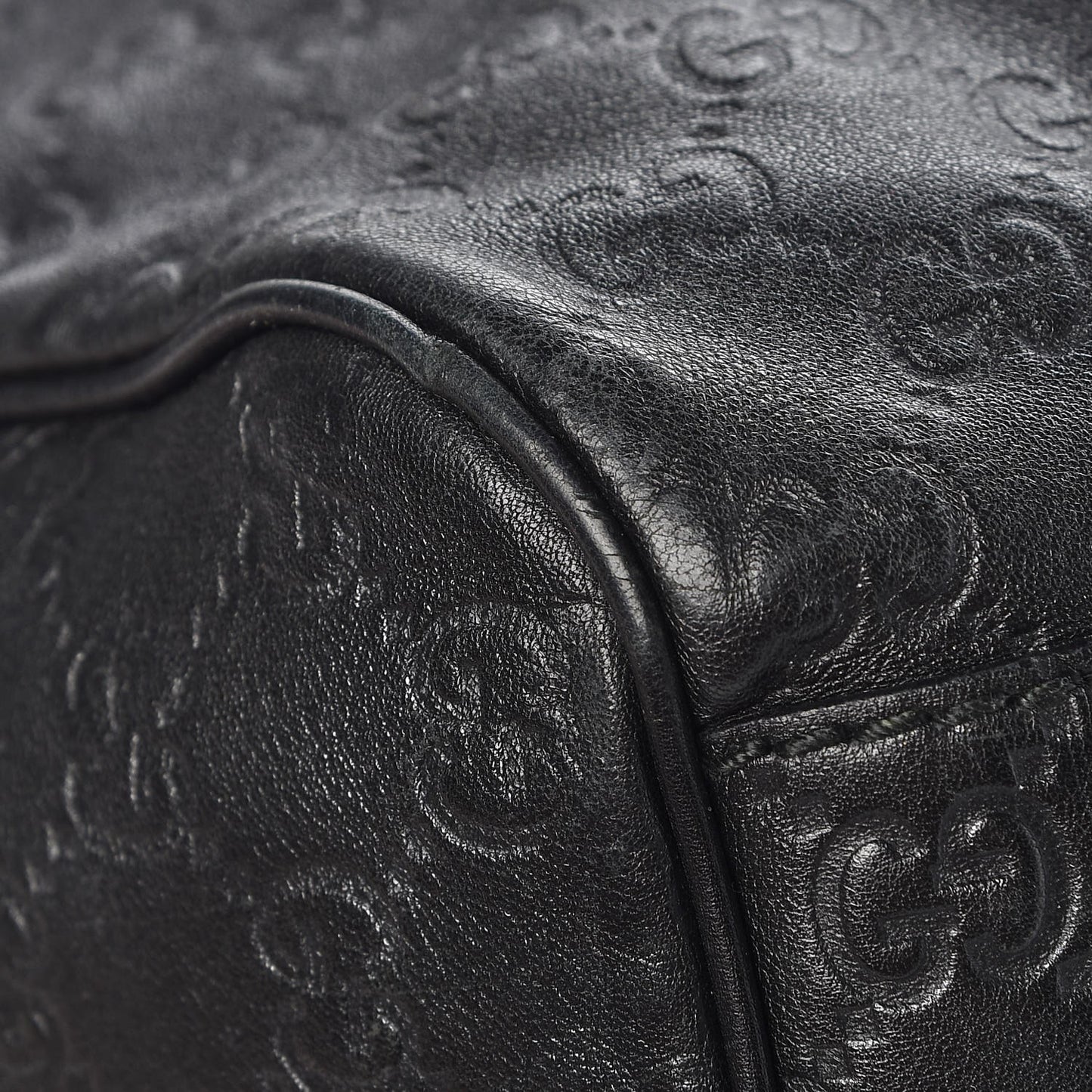 Guccissima Large Sukey Tote Black