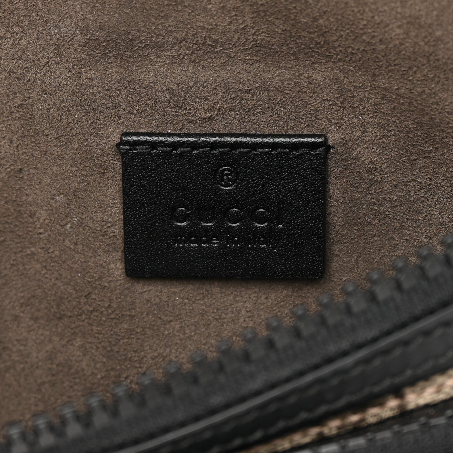 Gucci GG Supreme Monogram Belt Bag Black 6 of 15
